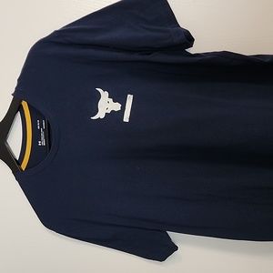 Project Rock Under Armour t-shirt, Large, Blue and gold